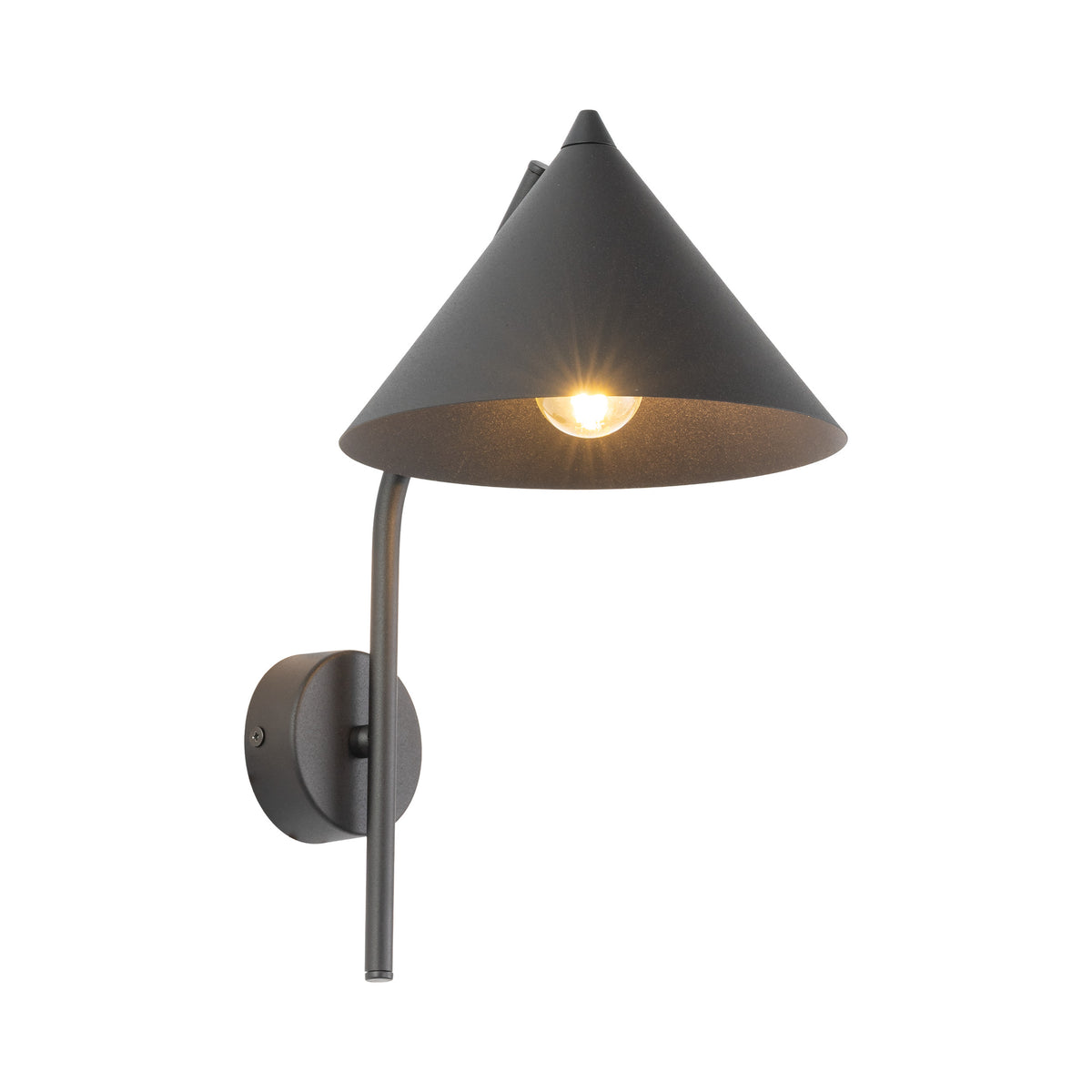 Aplică Cono din metal, negru
