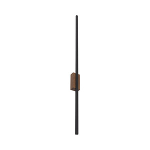 Aplică Flash, lemn nuc, L, 55 × 60 × 1080 mm