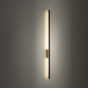 Aplică Flash, lemn pin, L, 55 × 60 × 1080 mm