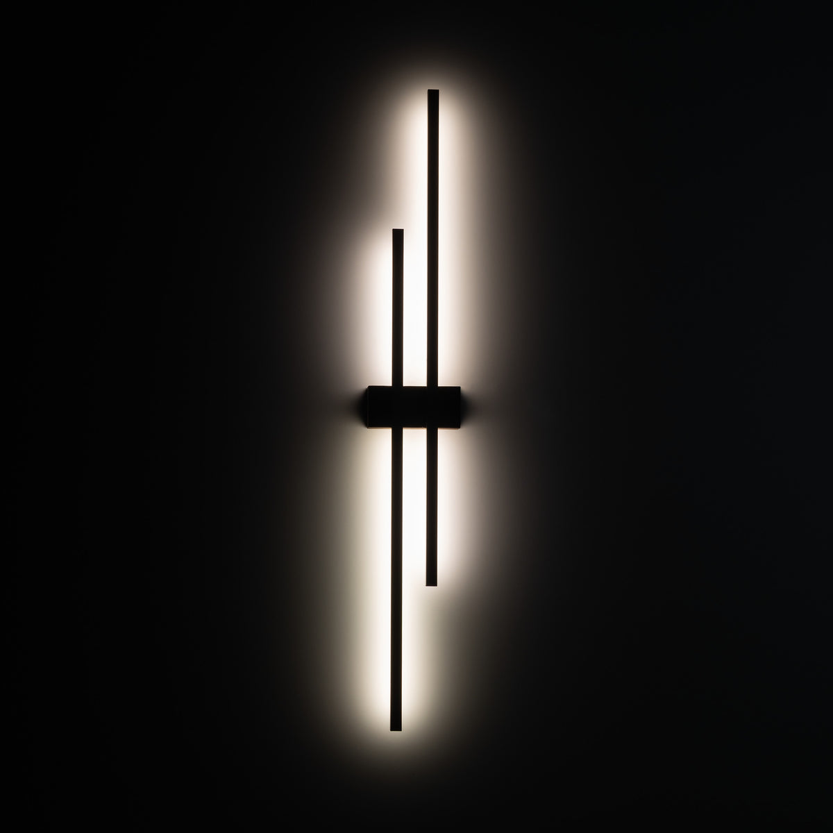 Aplică Flash, maro lemn, 55 × 130 × 900 mm