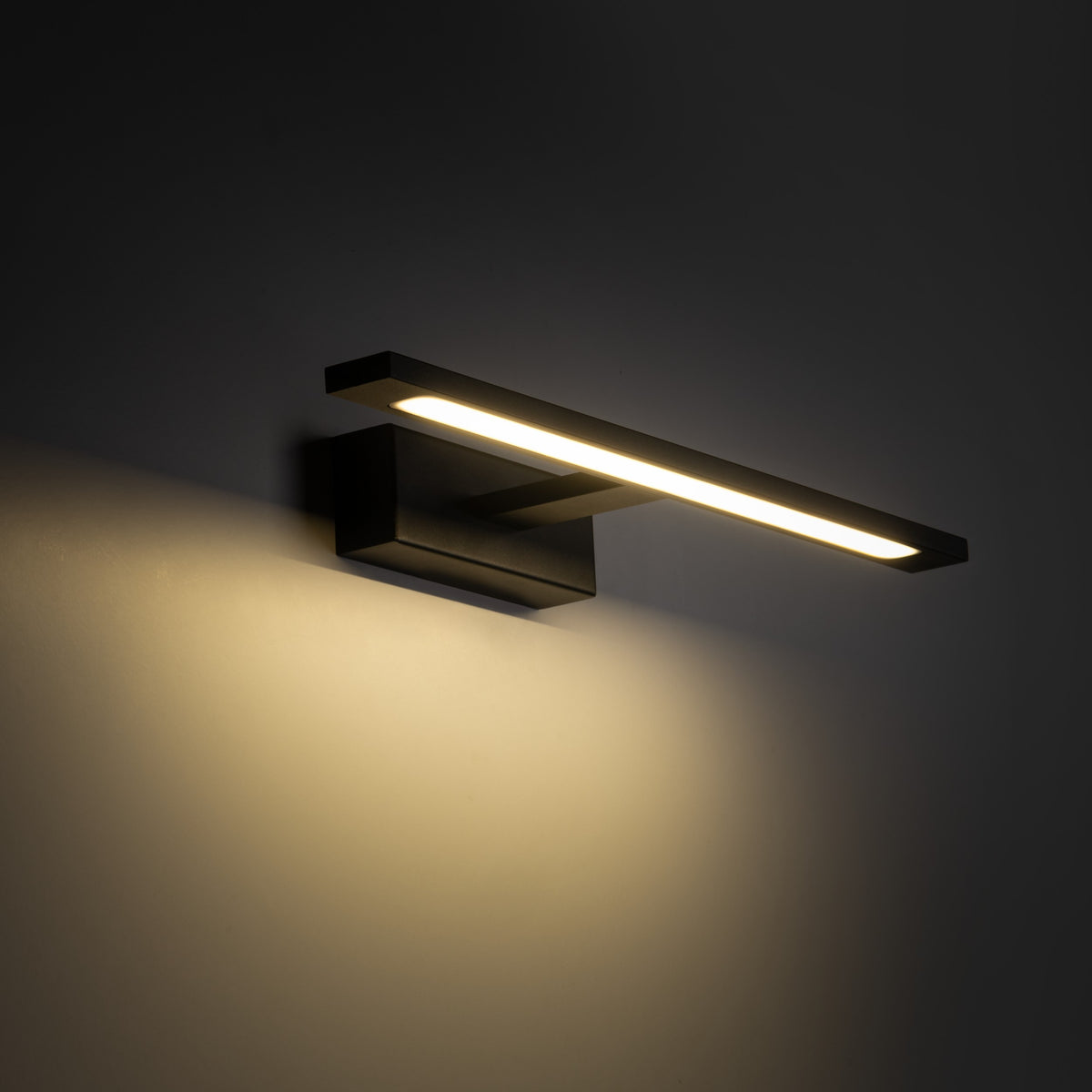 Aplică Gallery din metal, negru, 12 W