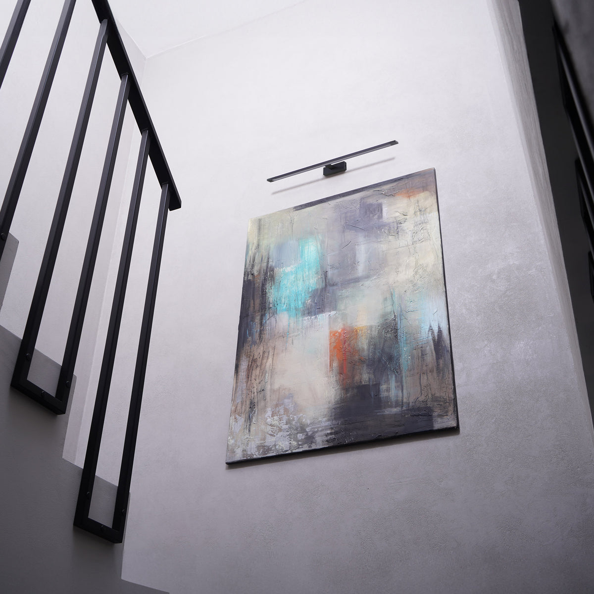 Aplică Gallery din metal, negru, 20 W