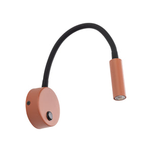 Aplică Lagos din metal, cărămiziu negru, 8 W, în funcție de bec