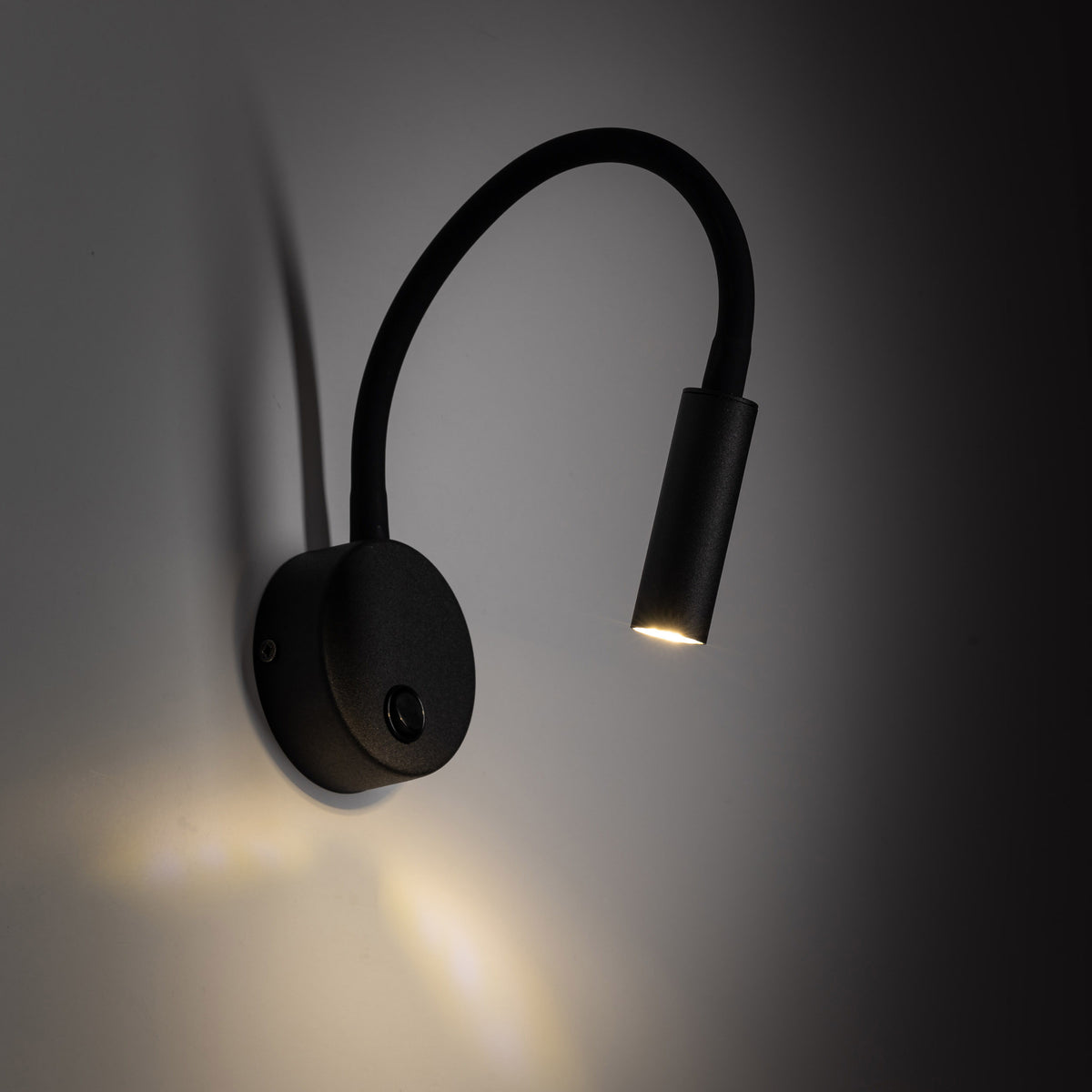 Aplică Lagos din metal, negru, 3 W, neutră 4000k