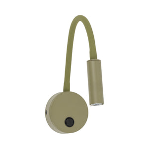 Aplică Lagos din metal, oliv, 8 W, în funcție de bec