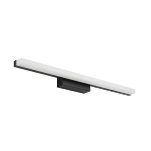 Aplica Delta în negru: difuzor pe șină (60 cm lățime)