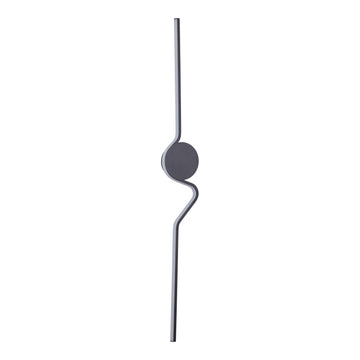 Aplică LED Lora din aluminiu, negru