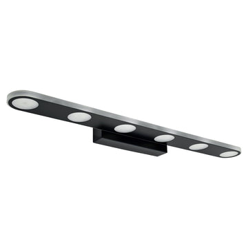 Aplică LED Ovo cu 6 lumini, negru