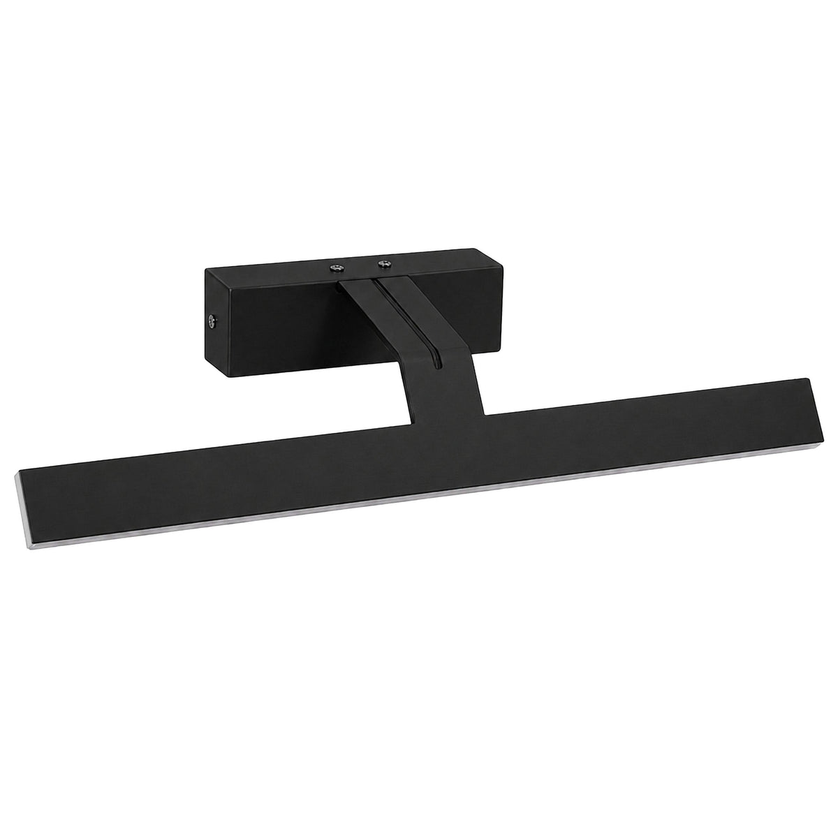Aplica Sagita în negru, 43 cm lățime, pe fundal alb