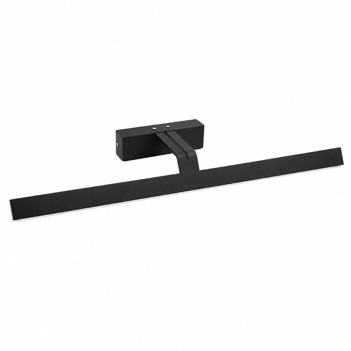 Aplica Sagita în negru, 73 cm lățime, pe fundal alb