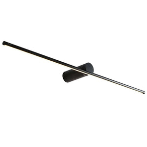 Aplica Stilo în negru, 81,5 cm lățime, pe fundal alb