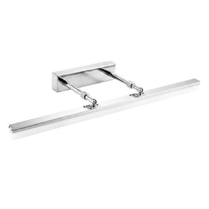 Aplica Vernis în crom, 60 cm lățime, pe fundal alb