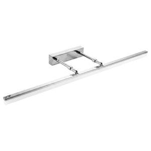 Aplica Vernis în crom, 80 cm lățime, pe fundal alb