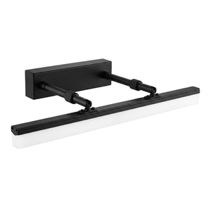 Aplica Vernis în negru, 40 cm lățime, pe fundal alb
