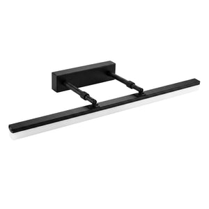 Aplica Vernis în negru, 60 cm lățime, pe fundal alb
