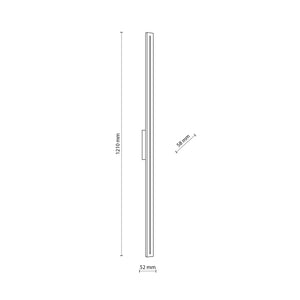 Aplică Linea, gri, 30 W