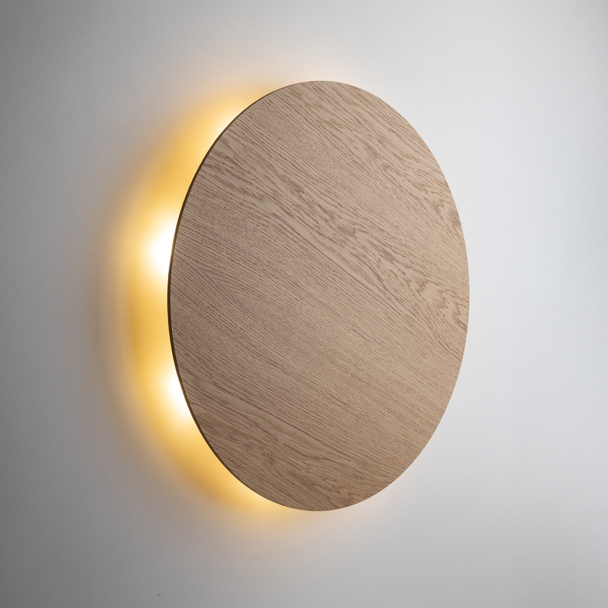 Aplică Luna 600, lemn stejar