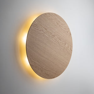 Aplică Luna 600, lemn stejar