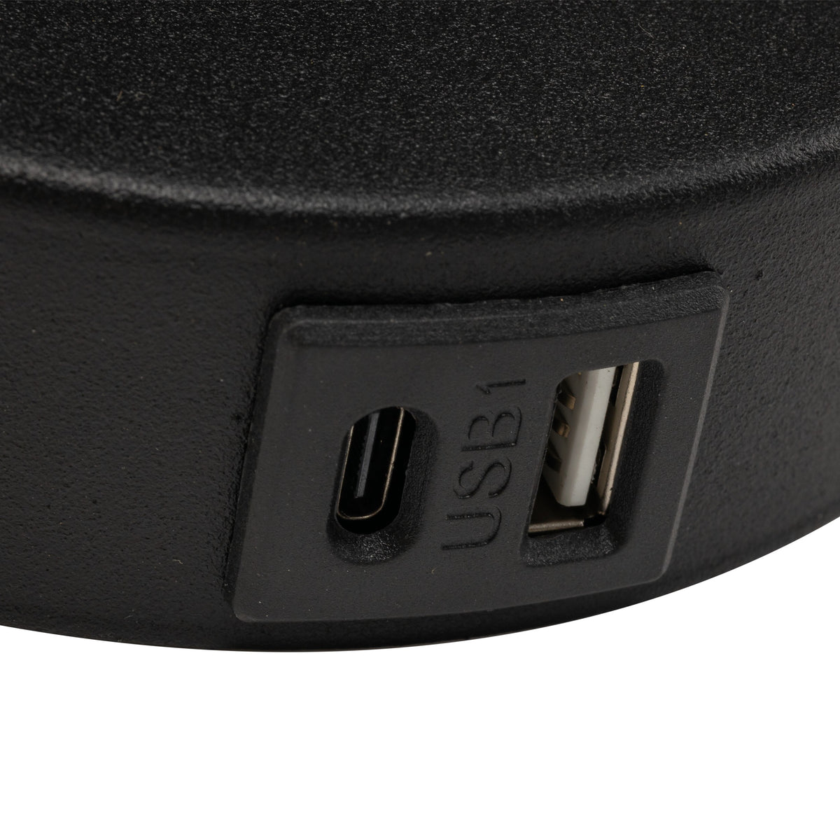Aplică Maja E27+ USB, negru