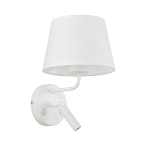 Aplică Maja cu soclu E27 și G9, alb, Lungime 230 mm, lățime 200 mm
