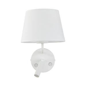 Aplică Maja cu soclu E27 și G9, alb, Lungime 230 mm, lățime 200 mm
