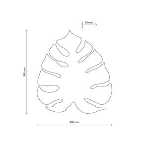 Aplică Monstera, salvie, 4 becuri