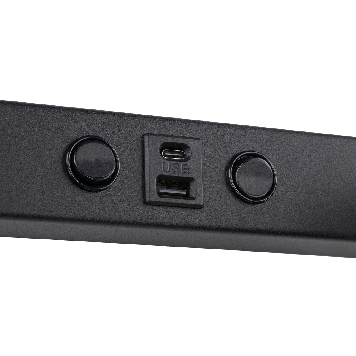Aplică Nex USB din oțel, negru, 8 W