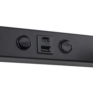 Aplică Nex USB din oțel, negru, 8 W