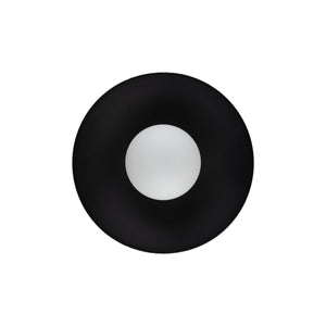 Aplică Slate sticlă, negru, 280 × 280 × 160 mm