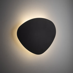 Aplică Stone din metal, negru, 3 becuri