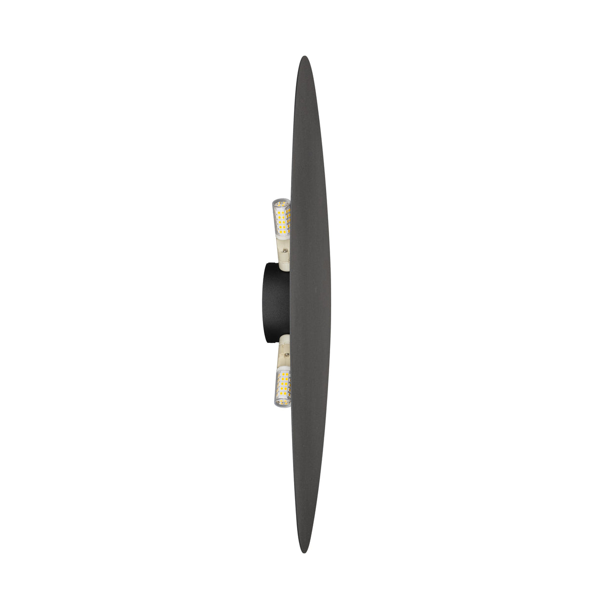 Aplică Stone din metal, negru, 3 becuri