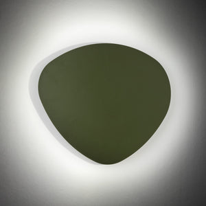 Aplică Stone din metal, verde, 3 becuri