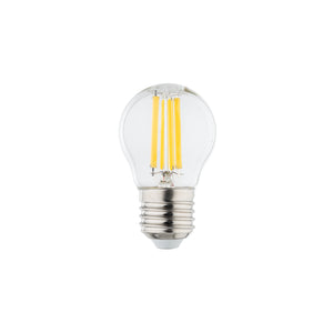 Bec dimabil E27 cu lumină caldă, transparent, 6 W