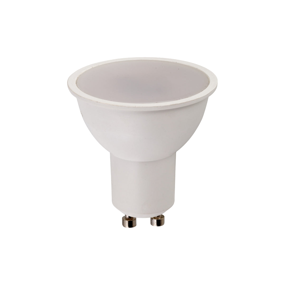 Becul LED GU10 de 7 W cu lumină neutră, difuzor alb mat