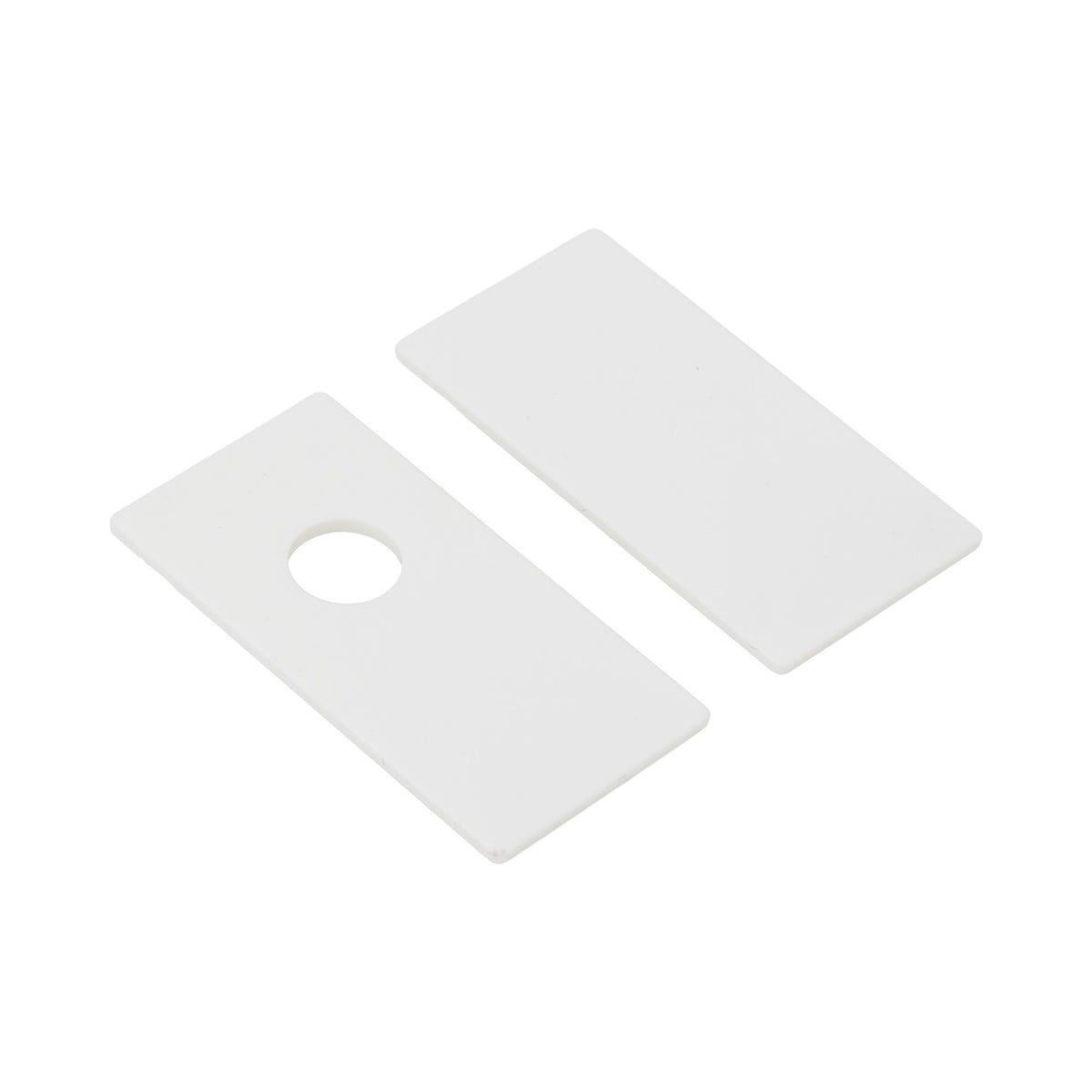 Capac de capăt Magnetic Easy pentru șină din aluminiu, alb