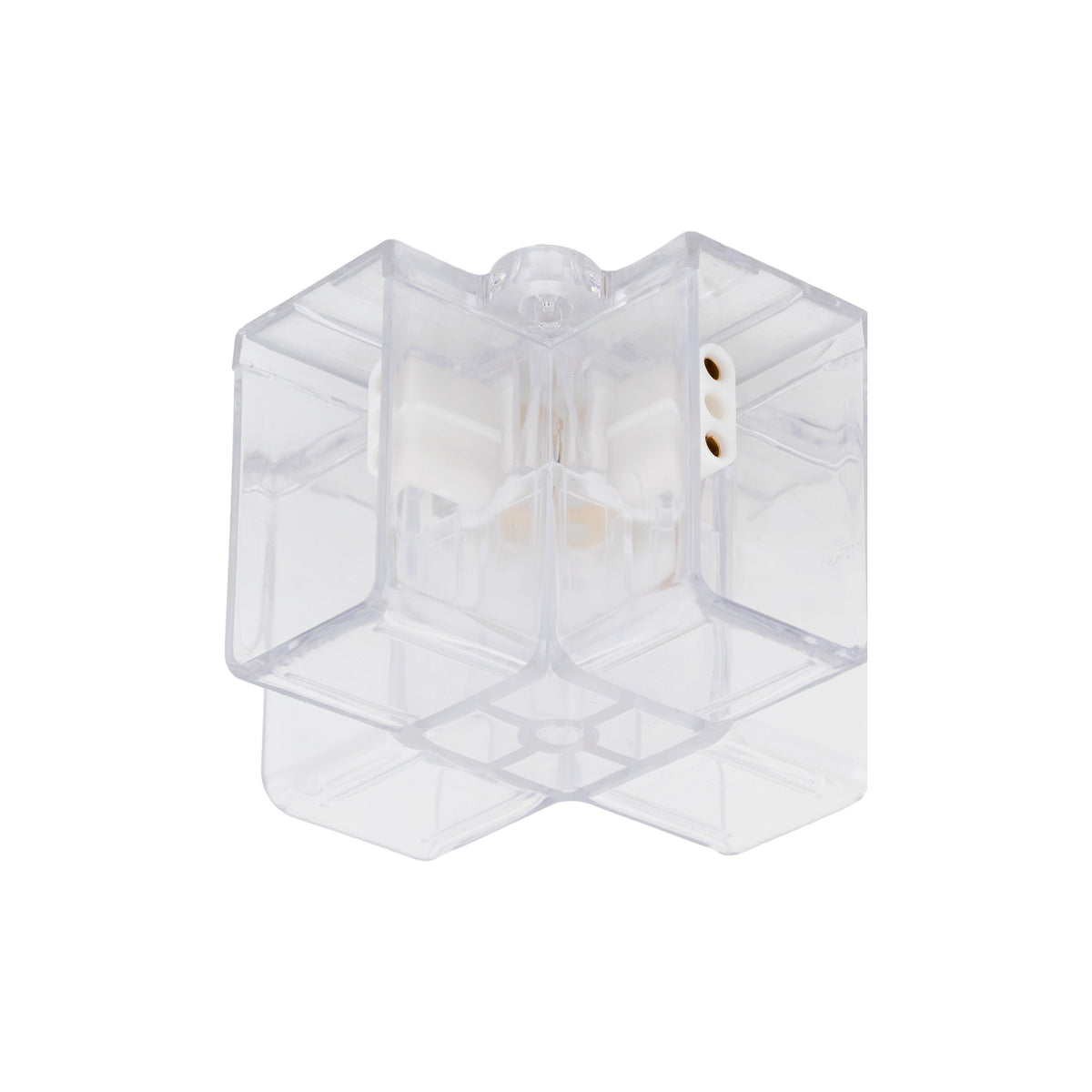 Conector în cruce pentru Honey Comb, transparent