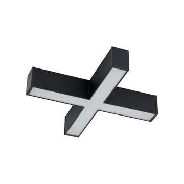 Conector LED în cruce pentru Luxe Pro, negru