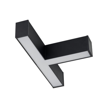 Conector LED în T pentru Luxe Pro, negru