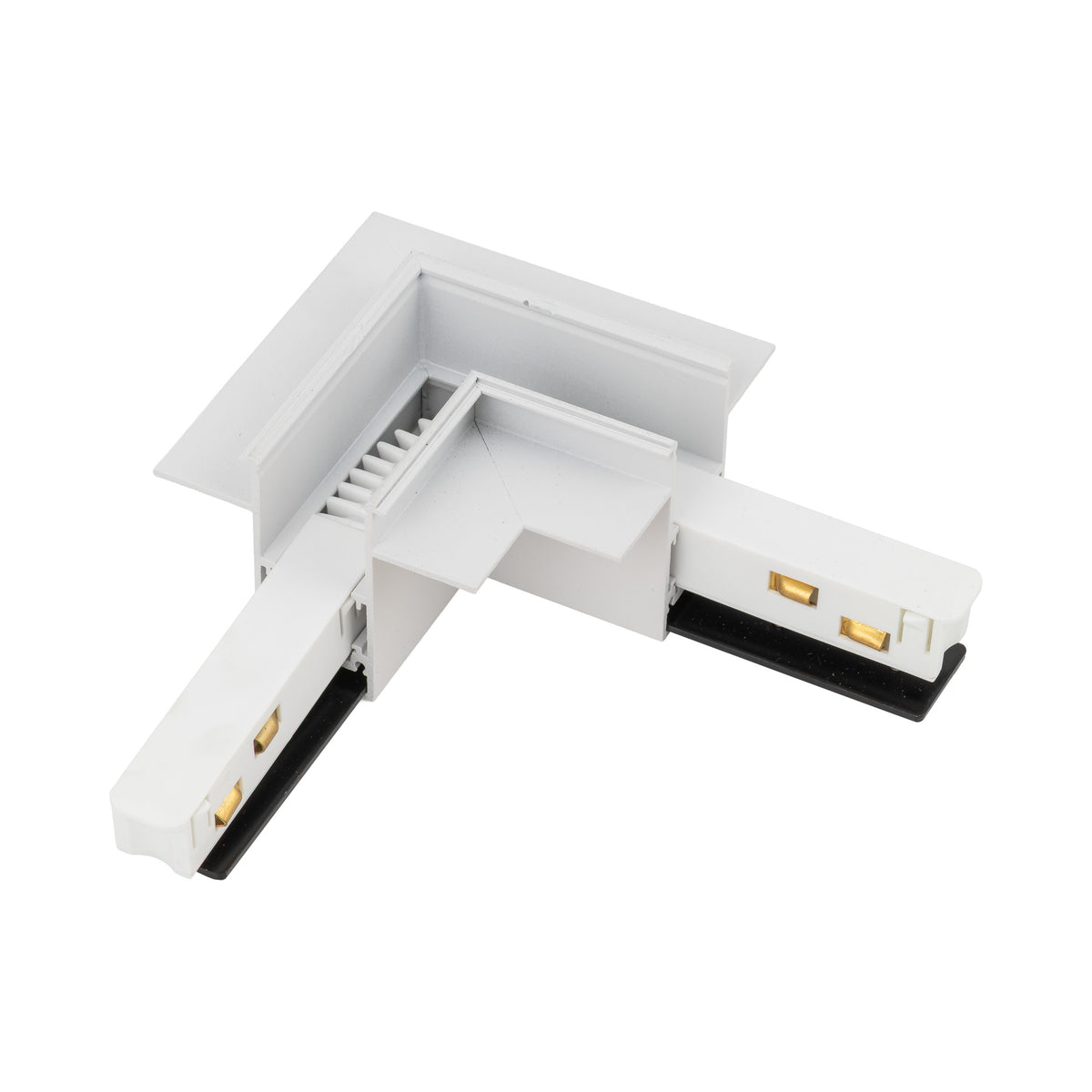 Conector Magnetic Easy tip flexibil pentru șină încastrată, alb