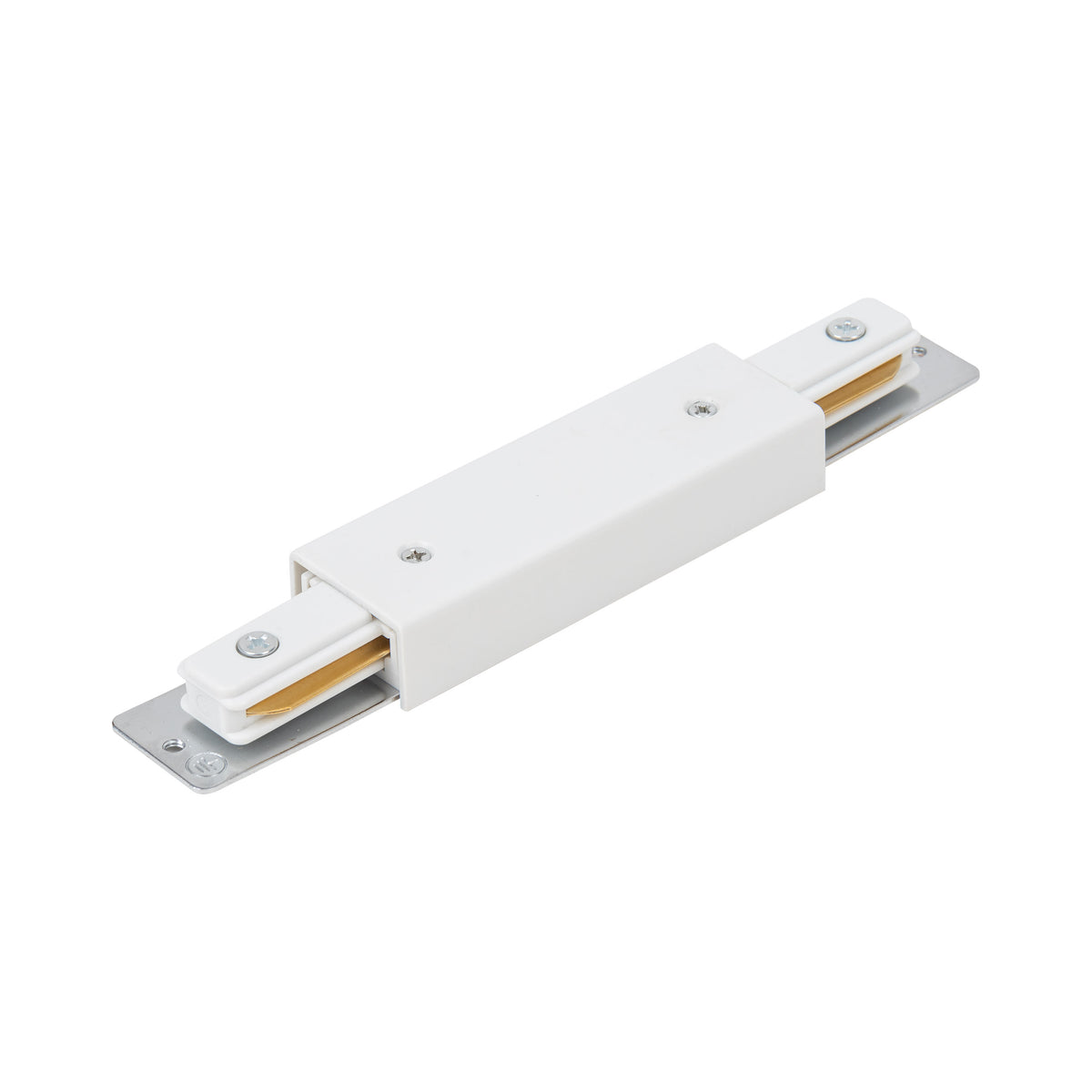 Conector Tracer drept cu alimentare din metal, alb