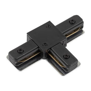 Conector Tracer în T din metal, negru