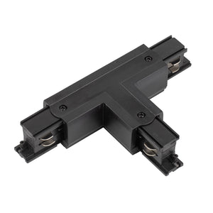 Conector Tracer în T stânga varianta 1 cu 3 circuite, negru