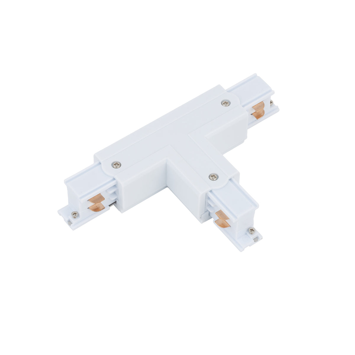 Conector Tracer în T stânga varianta 2 cu 3 circuite, alb