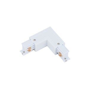Conector Tracer unghiular dreapta cu 3 circuite, alb