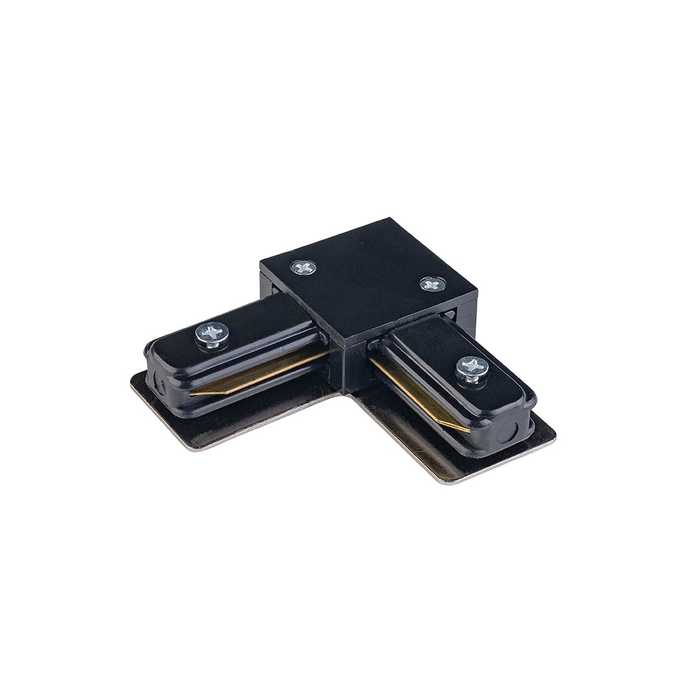 Conector Tracer unghiular din metal, negru