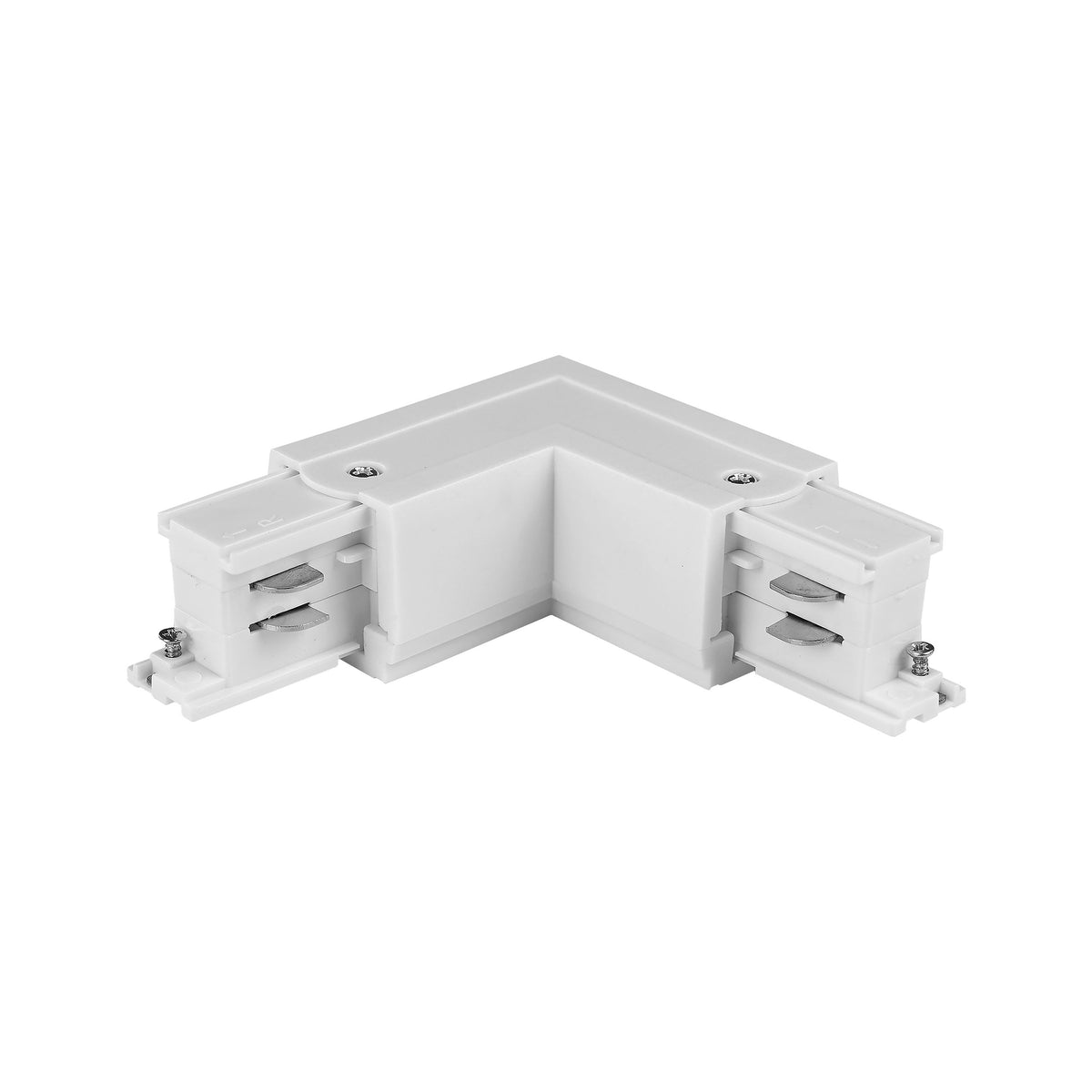 Conector Tracer unghiular stânga cu 3 circuite, alb