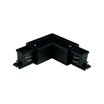 Conector Tracer unghiular stânga cu 3 circuite, negru