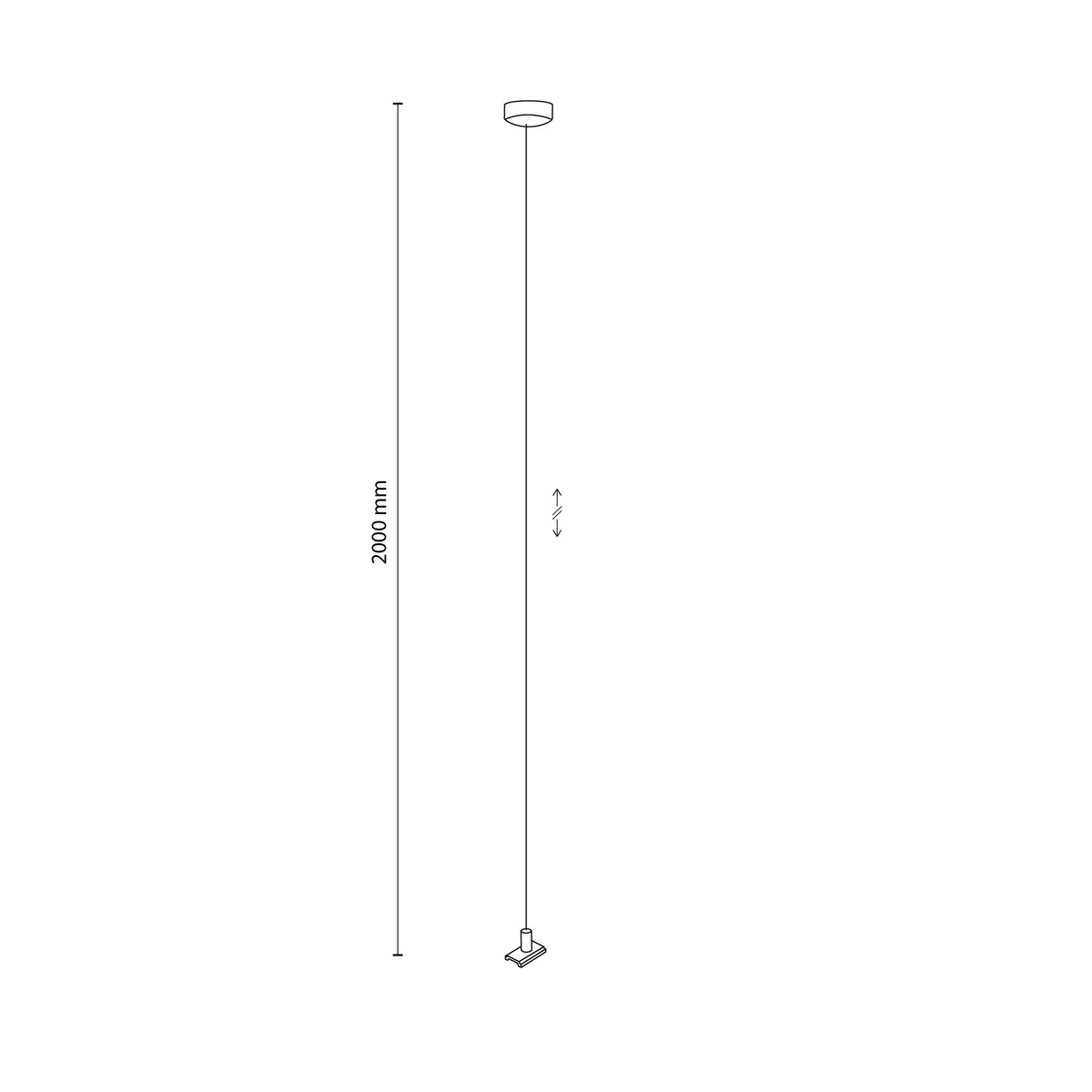 Kit de suspendare Magnetic Easy 2 m