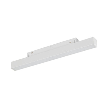 Lampă liniară pentru șină magnetică Magnetic Easy Line din aluminiu, alb