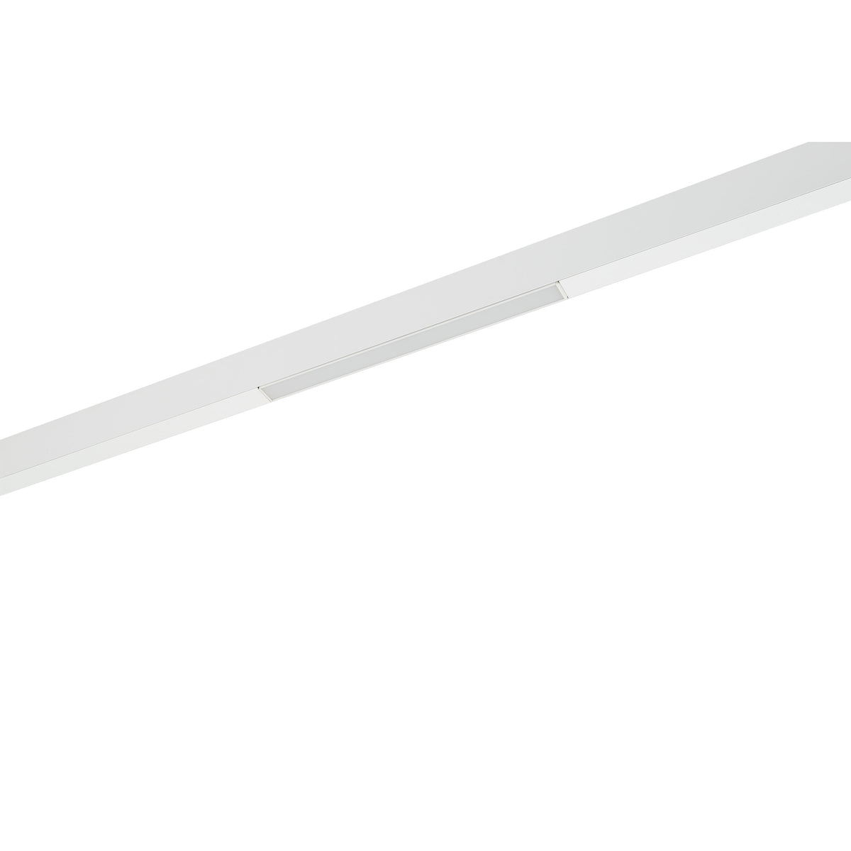 Lampă liniară pentru șină magnetică Magnetic Easy Line din aluminiu, alb, 12 W